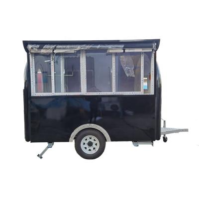 China Mobile Food Truck Mobile Food Truck Kitchen Vegetable Processing Factory Trailer Fiberglass Concession Trailer Pancake Food Truck Caravan Shawarma Food Truck For Sale for sale