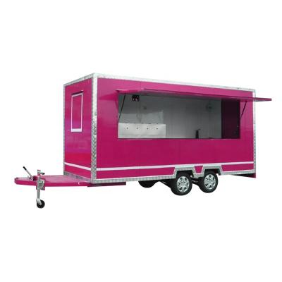 China Street outdoor mobile snack food trailer factory price bbq food cart mobile ice cream food truck for sale usa for sale