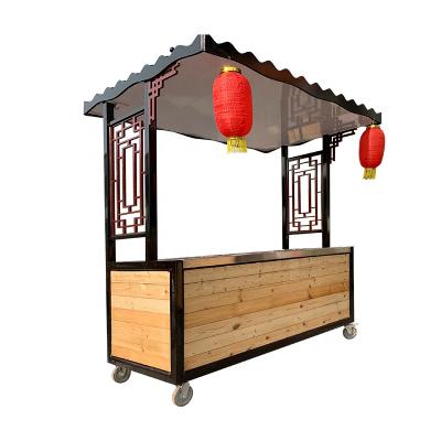 China New style fast food truck trailer vegetable processing factory hot dog fast food kiosk selling food cart for sale for sale