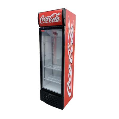 China Wholesale Upright Beer Fridge Single-temperature Supermarket Glass Door Display Cooler for sale