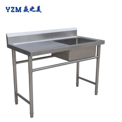 China Hot Commercial Hotel/Kitchen/Restaurant New Products Sink Stainless Steel Table With Price Buffet Warranty And Assurance for sale