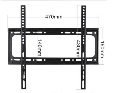 China 2020 Cold Rolled Steel Fixed TV Wall Mount For TV Height 26