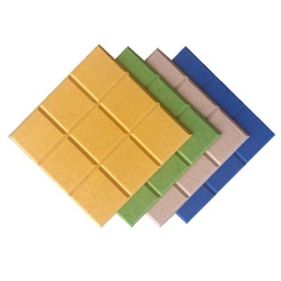 China Highly Efficient Sound Absorption Polyester Fiber Acoustic Panel Soundproof Acoustic Panel for sale