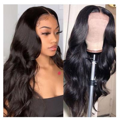 China Loose Wave 4x4 5x5 Loose Wave 4x4 5x5 Lace Closure Wig Pre Plucked Hd Wholesale Raw Virgin Indian Hair Full Lace Front Wig For Black Women for sale