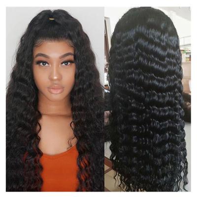 China Raw Loose Deep Wave Brazilian Virjin Cuticle Aligned Human Hair Full Hd Lace Front Wig Cheap Transparent Lace Frontal Wig Vendor for sale