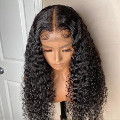 China Lace Front Peruvian Human Hair Hd Water Wave Wig Hair Lace Front Wigs Curly Curly Lace Front Wigs Vendors For Black Women for sale