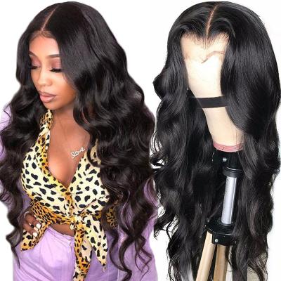 China Mink Brazilian Human Hair Hd Cheap Unprocessed Body Wave Full Lace Front Wig For Black Women Glueless Lace Front Wig Vendors for sale