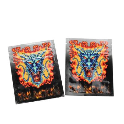 China Mylar Poly Small Mini Edible Moisture Proof Ziplock Packaging Dragon Incense Bags for sale