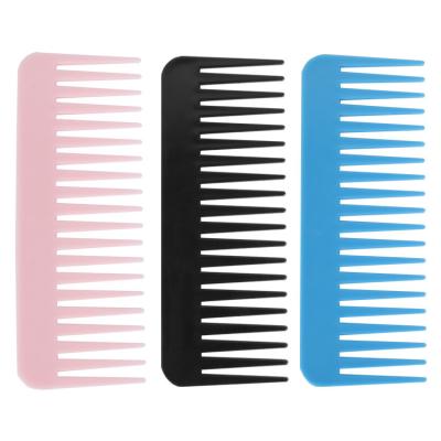 China Professional Amazon Home Plastic Hot Selling Hair Comb Hair Massage Comb Wide Tooth Hair Comb Plastic for sale