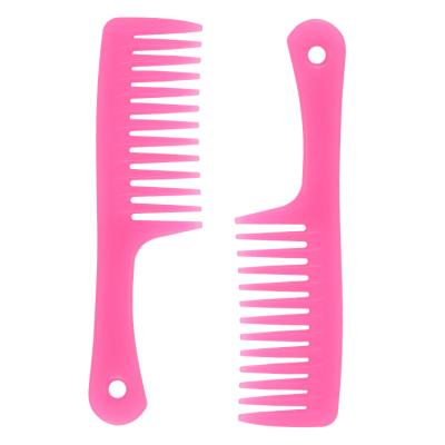 China Home/Salon/Hot Selling Personalized Hair Tooth Travel Wide Comb/Amazon Store Large Size Plastic Hand Comb For Curly Hair for sale