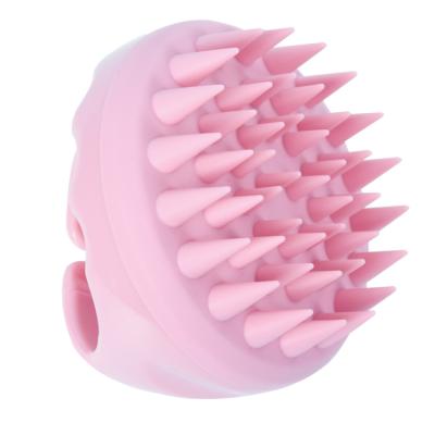 China 2020 Best Selling Custom Logo Silicone Shampoo Brush Hair Scalp Massager Shampoo Brush Head Products for sale