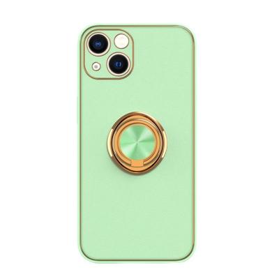 China Luxury 360 Degree Rotating Kickstand Ring Holder Shockproof Mobile Phone Case for Iphone 13 for sale