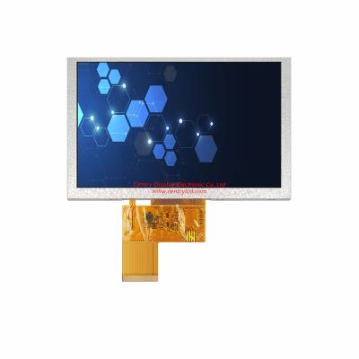 China 5.0 Inch ILI5960+ILI6122 Driver IC 800*480 Resolution TFT LCD Touch Screen 5.0