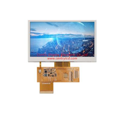 China Ultra large 4.3inch 800*480 IPS temperature for industrial equipment display screen 4.3