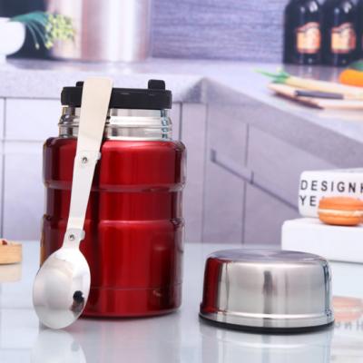 China 18/8 Stainless Steel Thermo Sustainable Baby Food Jar Lunch Box For Hot Food Insulated Vacuum for sale