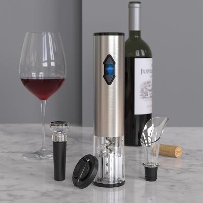 China Amazon Hot Selling Disposable Electric Wine Opener Gift Set Automatic Wine Opener Corkscrew for sale