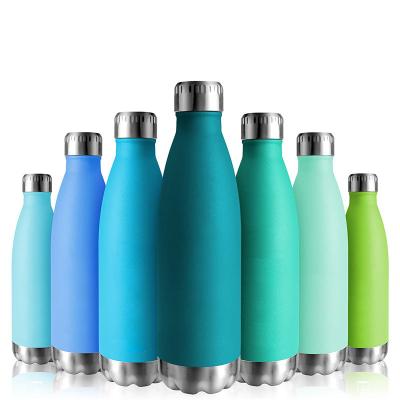 China Wholesale Viable 34oz Stainless Steel Water Bottle Uninsulated Double Walled Cola Shaped Flask Most Popular Insulated Water Bottles for sale