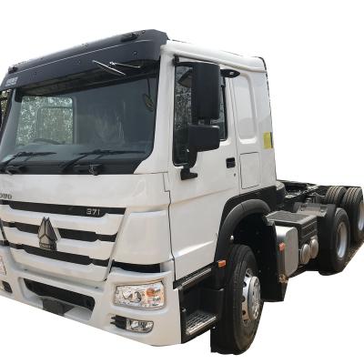 China Sinotruck 10 Wheeler 371hp 420hp HOWO 6X4 Tractor Truck Trailer Head 6800*2496*3200 for sale