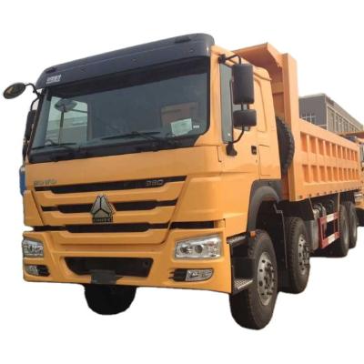 China Low price 371hp straight diesel truck Sinotruck Howo heavy duty 8*4 dump truck for sale 10245*2496*3170 for sale