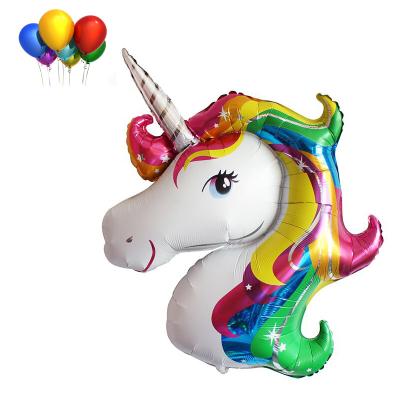 China Party Supplies Unicorn Foil Balloon Set Unicorn Helium Balloons Event Party Supplies for sale