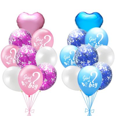 China Party Boy Girl Foil Balloon Baby Shower Decoration Balloons Gender Reveal Balloon for sale