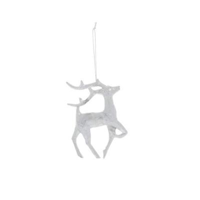 China Christmas 4 Carat White Silver Reindeer Christmas Ornaments Christmas Decorations Standing Pendants for sale