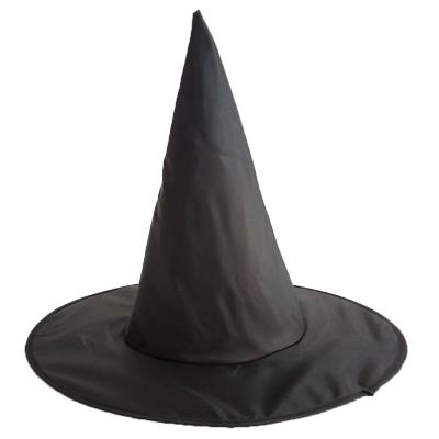 China Striped Halloween Cloth Children's Halloween Witch Hat Wizard Hat Adult Black Wizard Hat for sale