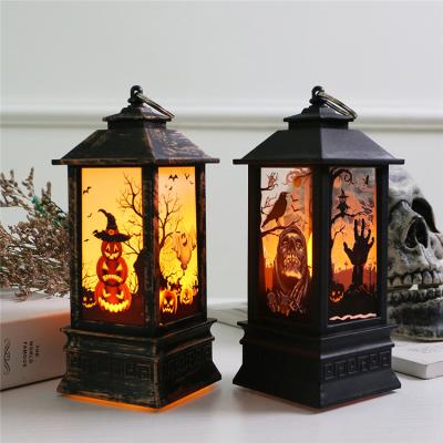 China Halloween Halloween 2021 led string wind lantern decoration ornaments simulation flame lamp decoration light props for sale