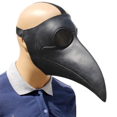 China Halloween LED Plague Beak Doctor Prom Latex Maske Headgear for sale