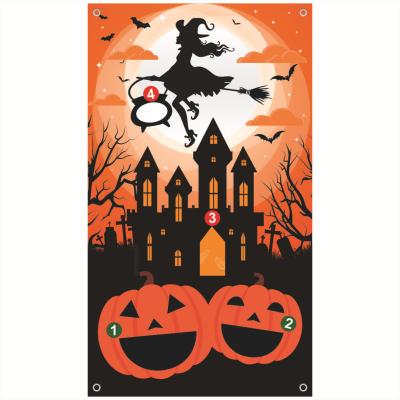 China Rectangle Halloween Banner Door Banner Decoration Banners Custom for sale