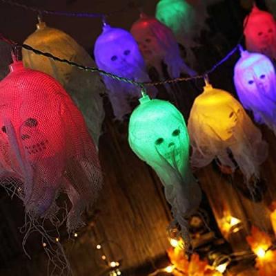 China Halloween 20led Halloween String Lights Decorative Lantern Parties Lit Pumpkins for sale