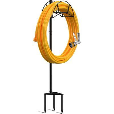 China Decorative Garden Viable Holder Tool Hangs Garden Hose Hanger Hose Organizer Holds Water Hose Holder for sale