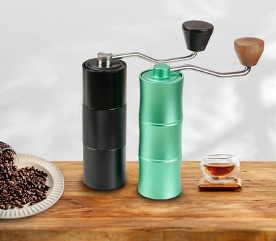 China Stored Portable Coffee Grinder Camping and Travel Stainless Steel Core Burr Manual Coffee Grinder for sale