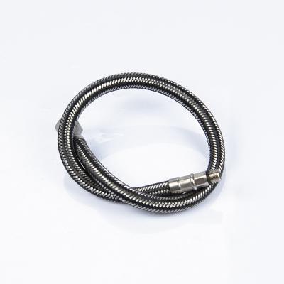 Китай Chrome Plated Brass Braided Shower Hose Black Nylon Wire And Stainless Steel Wire Braided For Faucet продается