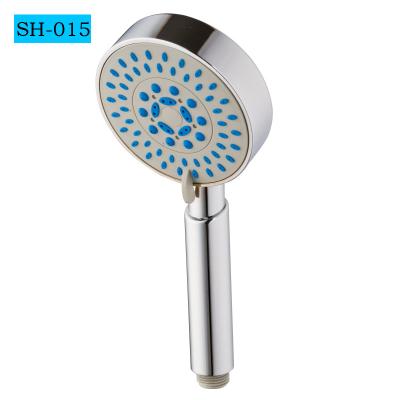 China High Quality Big Face Round 5 Functions Abs Chromed Hand Shower Without Diverter for sale