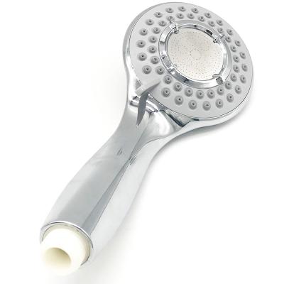 China Chrome Surface Finishing Bathroom 3 Function ABS Hand Shower Head Without Diverter for sale