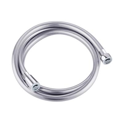 China 5 Layer Explosion Proof PVC Shower Hose Silver Bathroom Silver Shinny Color for sale