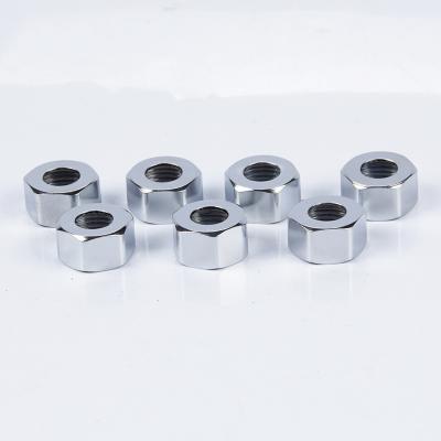 China China Factory Direct Supply Ss 201 Material Chrome Plating Nut For Plumbing Hose for sale