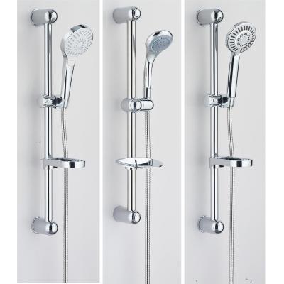 China ABS Massage Bathroom Shower Set Toilet Chrome Finshing With Sliding Bar for sale