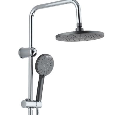 China ABS Massage Toilet Bathroom Shower Set Top Chrome Finshing With Sliding Bar for sale