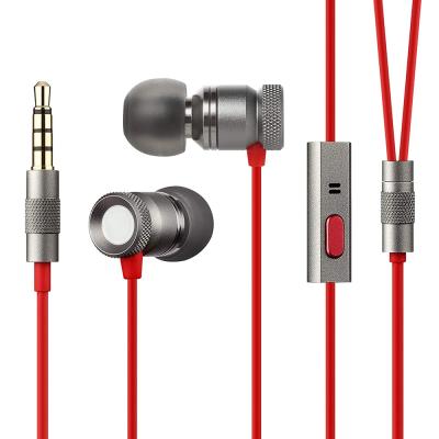 China Metal Earphone for Sport Super Sound with Mic Deep Bass Metal Magnetic Earbuds for sale