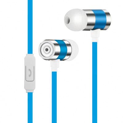 China Hot Selling In-Ear Deep Bass Stereo Customized Color In Ear With Microphone 3.5mm Jack Earphone Plastic Cable Earbud for sale