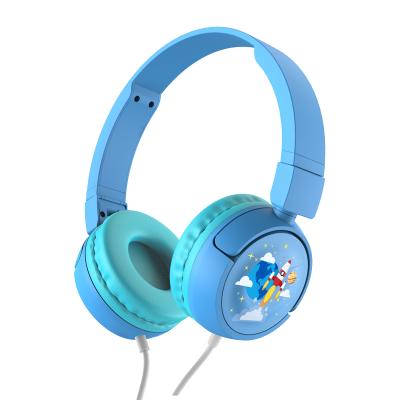 China 85dB Headband Volume Limited Hearing Protection with Microphone 3.5mm Jack Foldable Adjustable Wired Headphone for Kids Children for sale