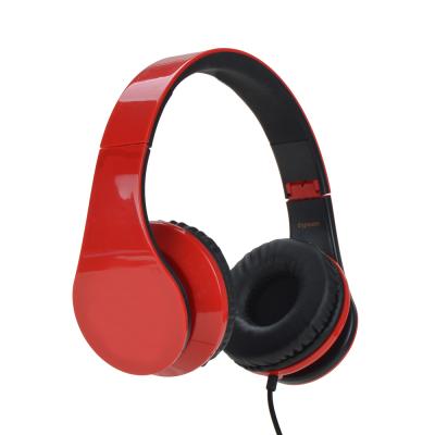 China Headband Stereo Bass Surround Sound Ear Headphone with 1.5M Tangle Free Cord Folding Lightweight Headset for sale