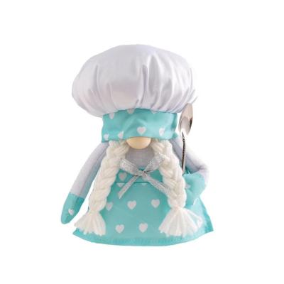 China New Chef Art Cloth Faceless Doll Round Hat Dwarf Ornaments Site Layout Supplies for sale