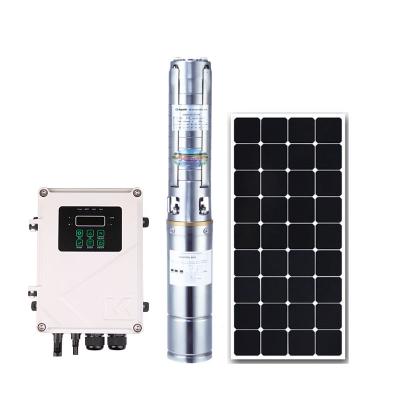 China Kepeida 4DSS6/80-D72/1000 4inch 72V 6m3/h 80meter High Efficiency DC Solar Powered Water Pump Submersible System For Agriculture Irrigation for sale