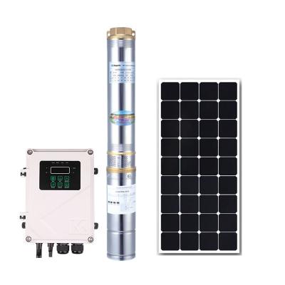 China Kepeida 4DSP6.0/45-D48/500 4Inch 45meter 48V Irrigation and Agriculture DC Stainless Steel Solar Power Submersible Water Pump for Agriculture Irrigation for sale