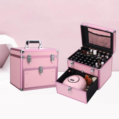 China Wholesale Portable Waterproof Materials Durable Environmental Protection Makeup Custom Multifunction Portable Cosmetic Case for sale