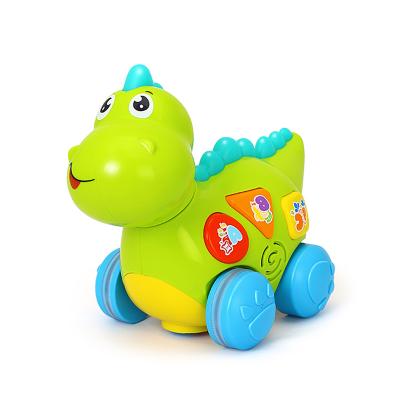 China Learning Dino Activity Competitive Price Baby Toys Made In China Plastic Green Dinosaur Baby Toys 6105 for sale