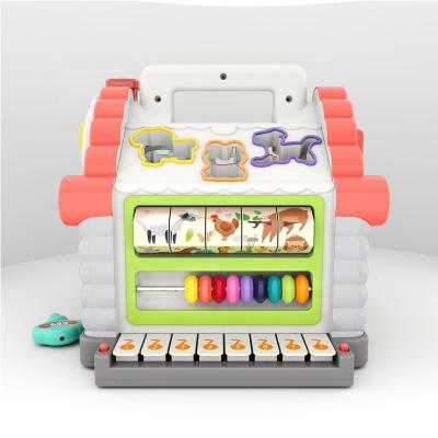 China Portable Activity Room Shape Sorter Toddler Toys Baby Toy For 1 Year Activity Toys 739 for sale